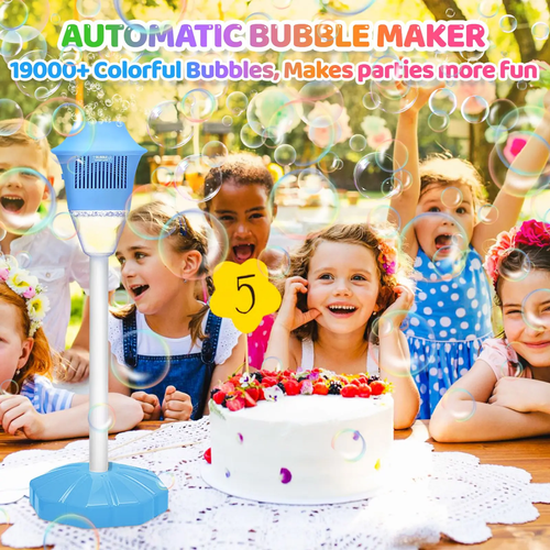 Automatic bubble machine