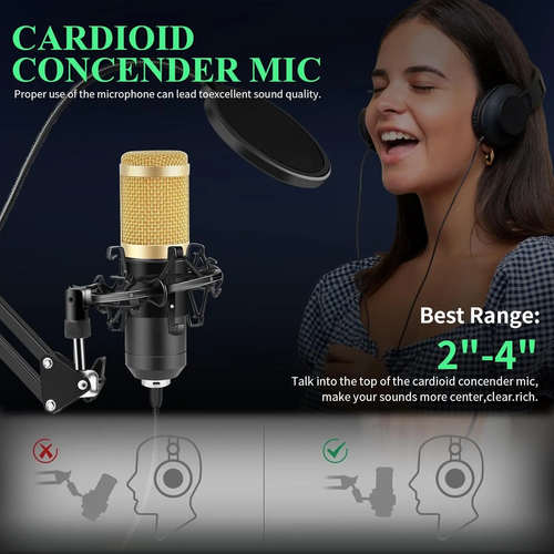 Professional microphone recording kit