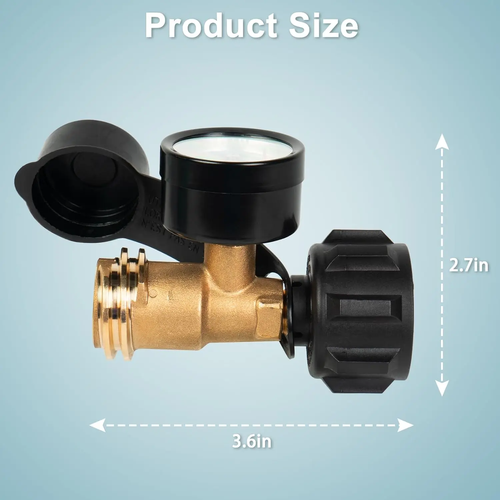 General purpose propane tank pressure gauge