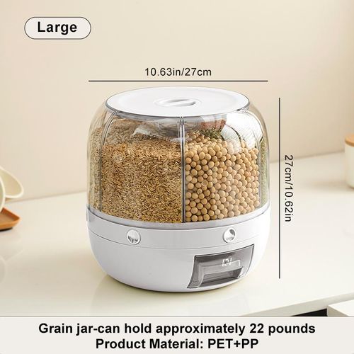 Grain storage container dispenser