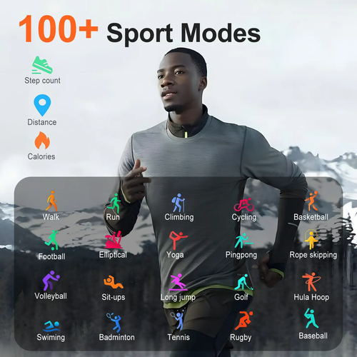 Bluetooth calling fitness and health smart watch