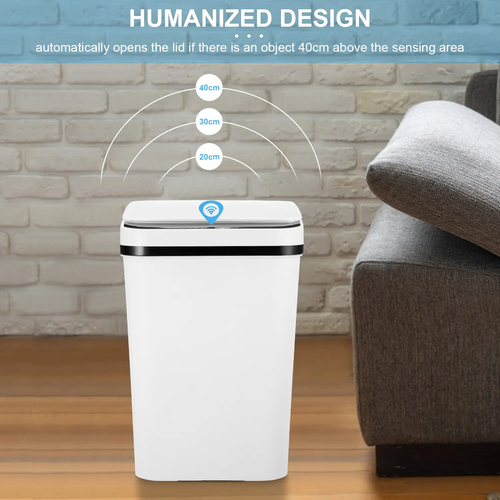 Automatic sensor trash can, rechargeable, ultra-long battery life