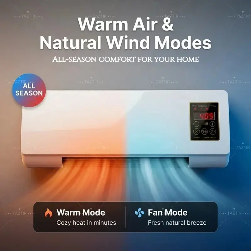 Wall-mounted portable mini air conditioner, tool-free installation