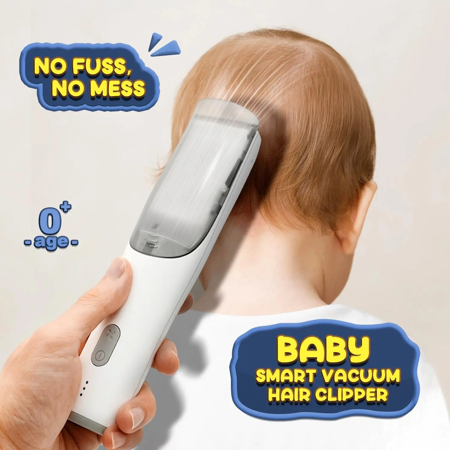 1 set of electric baby hair clippers