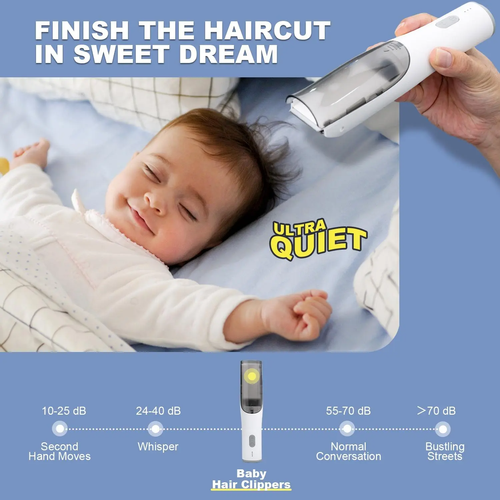 1 set of electric baby hair clippers