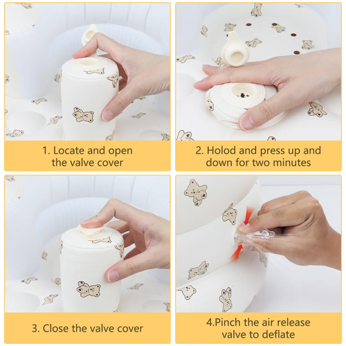 Inflatable baby seat