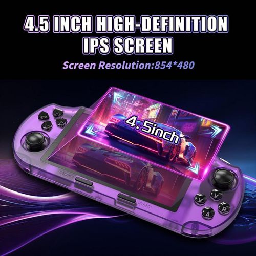 Sf3000hd Retro Handheld Game Console, 20000+ Games, 14+ Emulators, 4.5 Inch HD Screen, Dual Core Processor, Emergency Phone Charging, Handheld Gaming Console