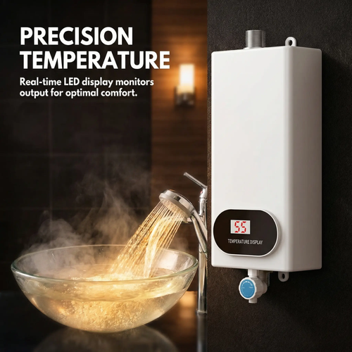 Electric Instant Water Heater and Shower Set  Instant Hot Water