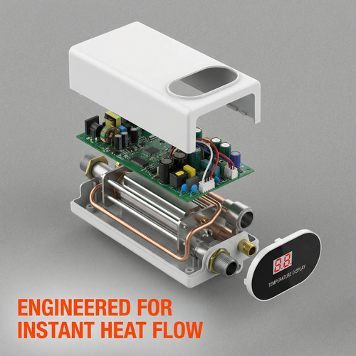 Electric Instant Water Heater and Shower Set  Instant Hot Water