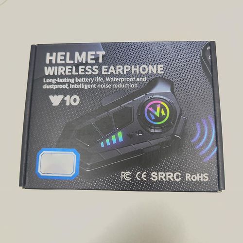 Rechargeable motorcycle helmet speaker