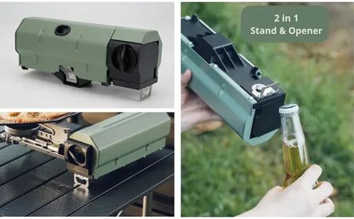 Foldable Cassette Stove Outdoor Camping Stove for Camping, Picnic,BBQ (NOT include Gas)