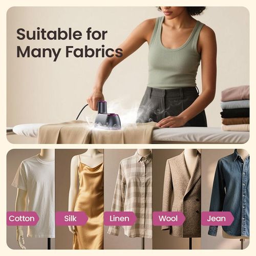 Jack&Rose 2-in-1 Steam Iron and Garment Steamer - Handheld Portable Clothes Wrinkle Remover