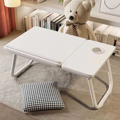 Portable folding bedside computer desk