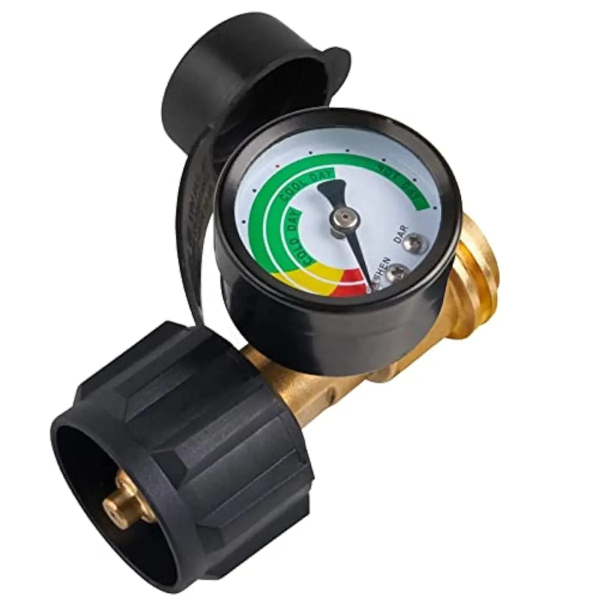 General purpose propane tank pressure gauge