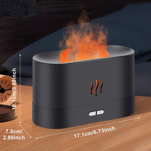 Silent LED Flame Aroma Diffuser - USB Humidifier