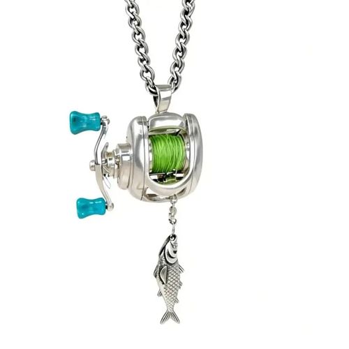 A set of fishing line reel necklaces is very popular among fishing enthusiasts.
