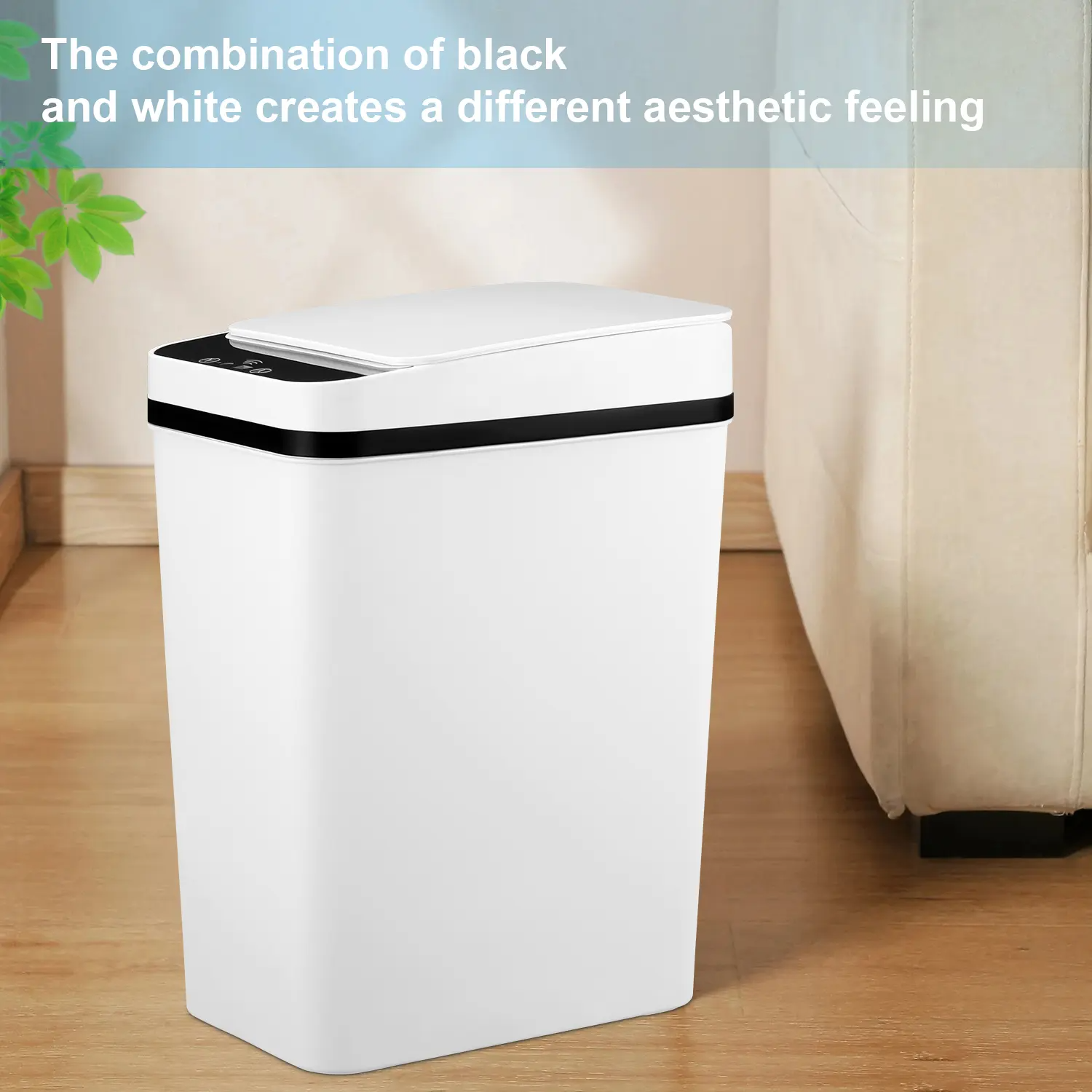 Automatic sensor trash can, rechargeable, ultra-long battery life