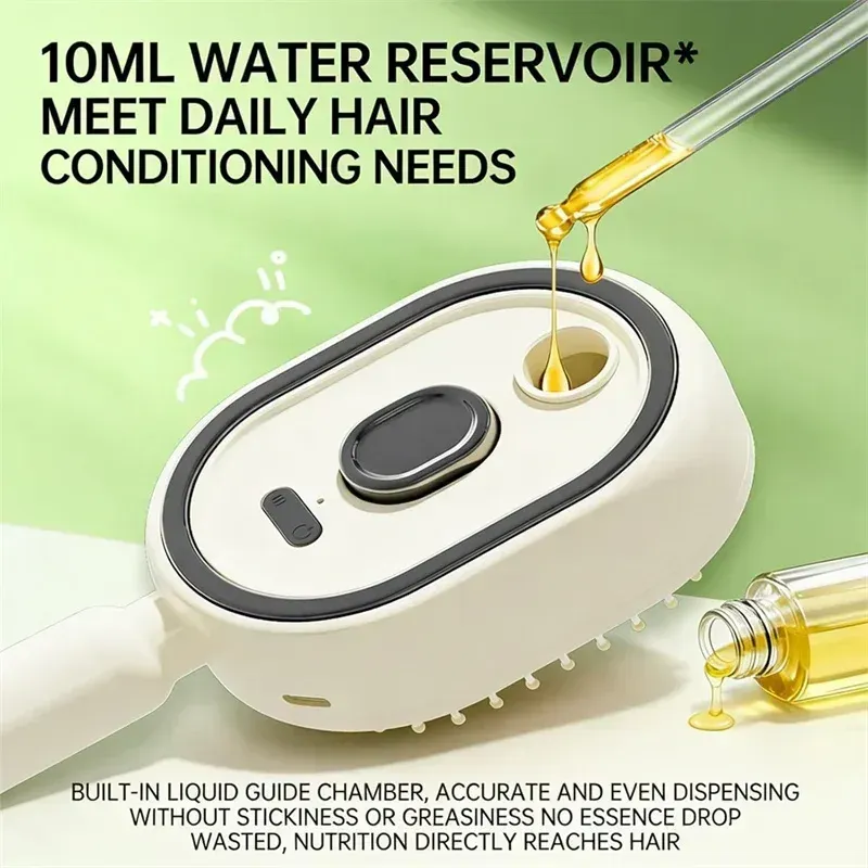3 in 1 electric spray air cushion scalp massage comb