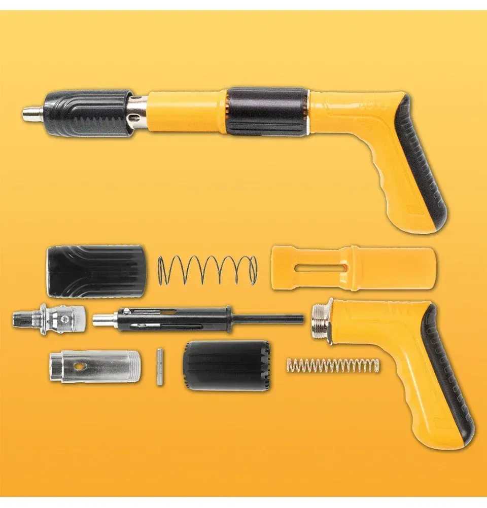 Versatile Manual Steel Nail Gun For Concrete Walls Ceiling Installation And Woodworking Precise Fast Riveting And Wall Fastening