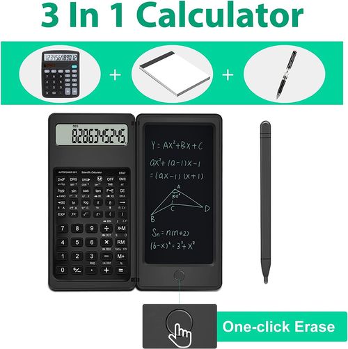 Calculator handwriting board can be solar charged