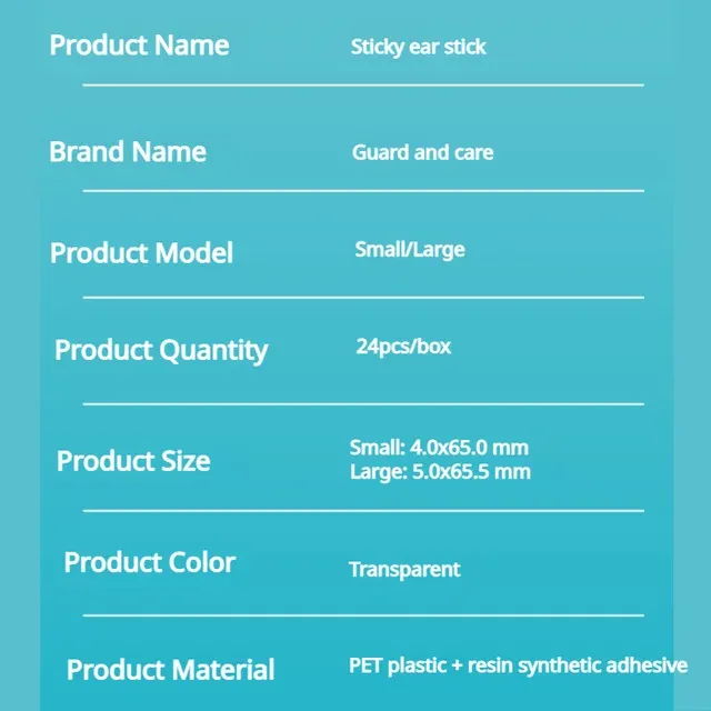 Sticky ear cleaning tools
