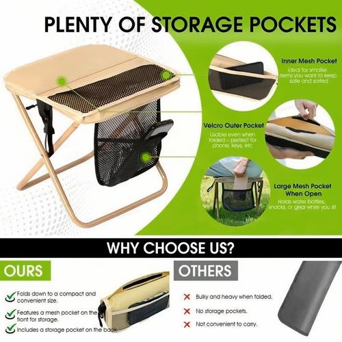 Camping Chairs, Christmas first choice, 1.5 lbs ultra light