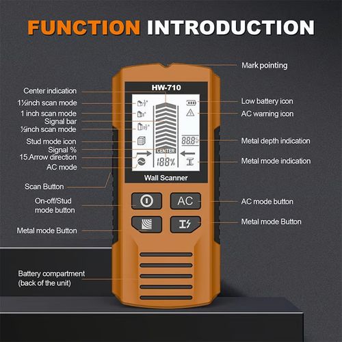 🔥49%Sale Ending Soon! 💯Multifunctional Handheld Metal & Wall Detector