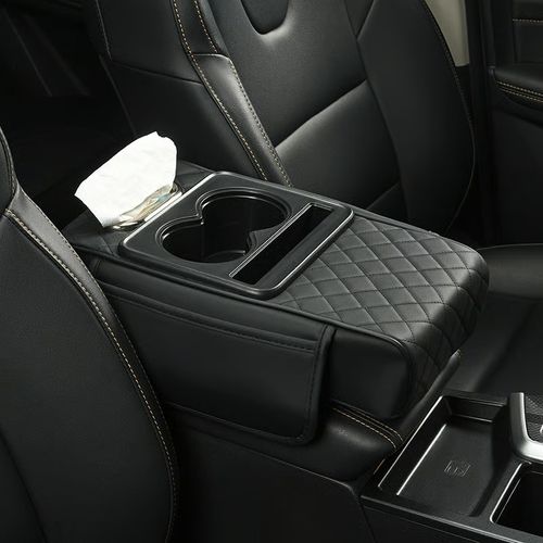 Multifunctional PU Leather Car Armrest Box Mat