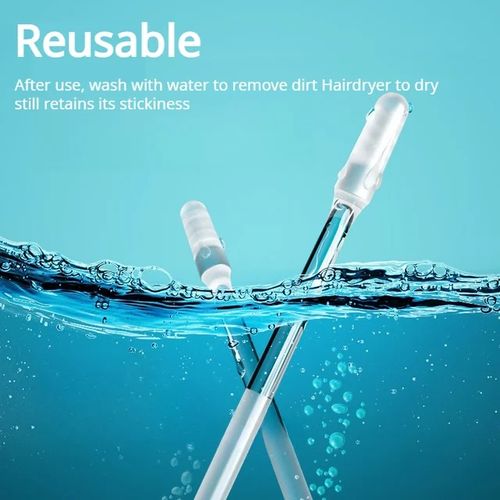 Sticky ear cleaning tools