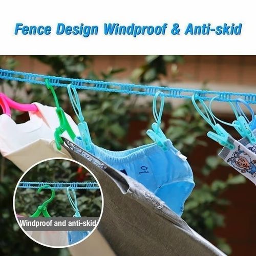 Windproof Non-Slip Clothesline(32 ft)