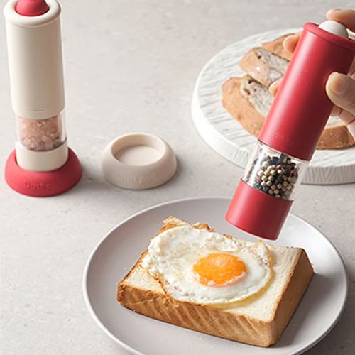 ⚡Black Friday Specials🧂USB Rechargeable Electric Salt and Pepper Grinder Set - ✨Adjustable Coarseness & One-Handed Operation!