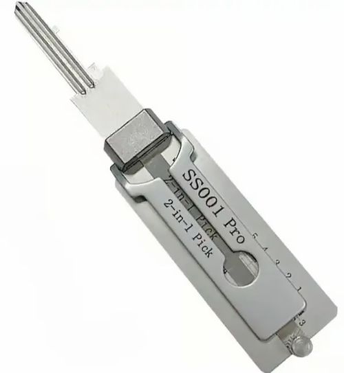 🔥 ⚒️Stainless Steel Master Key Decoder（Only applicable to Flat Key Lock）