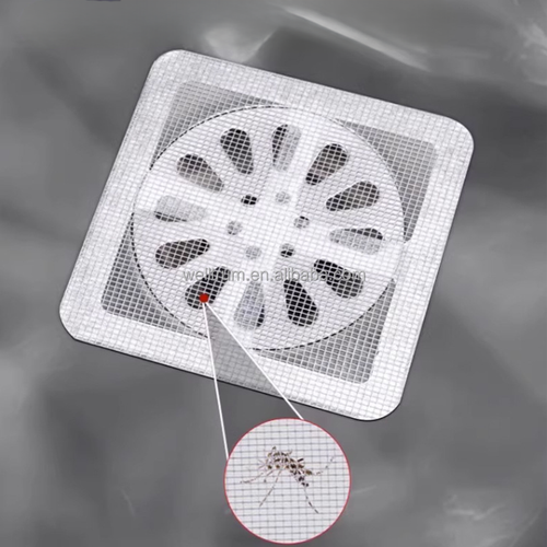 Wholesale disposable drain stickers, kitchen square filter screens, bathroom hair-proof drain screens
