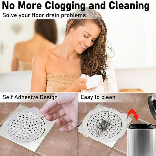 🔥10 PCS Disposable Shower Drain Hair Catcher
