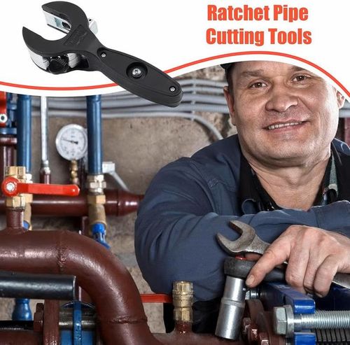 🔥Ratchet-type Pipe Cutter, One-hand Fast Pipe Cutting Tool