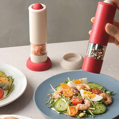 ⚡Black Friday Specials🧂USB Rechargeable Electric Salt and Pepper Grinder Set - ✨Adjustable Coarseness & One-Handed Operation!