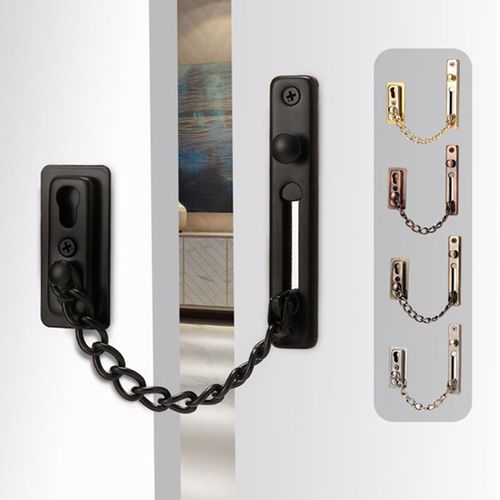 Security and anti-theft stainless steel door lock chain for hotel doormen