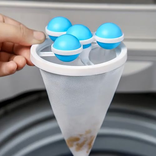 laundry detergent, clothes filter bag, washing machine hair filter ball