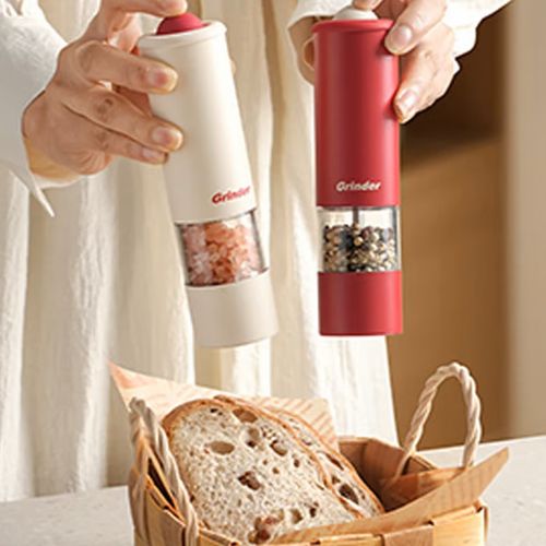⚡Black Friday Specials🧂USB Rechargeable Electric Salt and Pepper Grinder Set - ✨Adjustable Coarseness & One-Handed Operation!