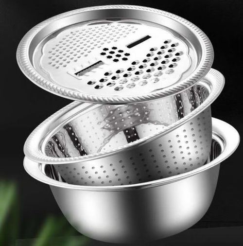 🎁Germany Multifunctional stainless steel basin（26 cm）