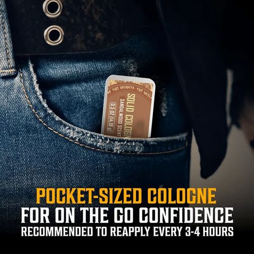 Solid Cologne for Men - 4 Pack