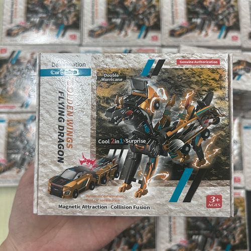 Collision-transforming car horse toy Pegasus transforming robot fun plastic transforming car toy children's gift