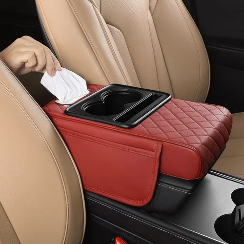 Multifunctional PU Leather Car Armrest Box Mat