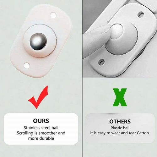 🔥 Stainless Steel Paste Universal Wheel