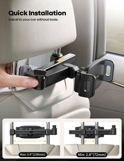 🔥2025 HOT SALE🔥3-in-1 Car Headrest Tablet Holde