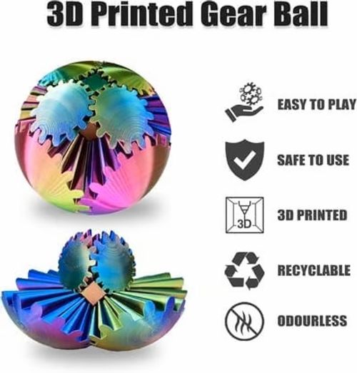 🔥🔥GearSphere - The Steampunk Whirling Wonder Fidget (Gear Ball)