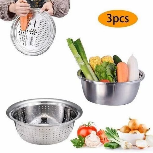 🎁Germany Multifunctional stainless steel basin（26 cm）