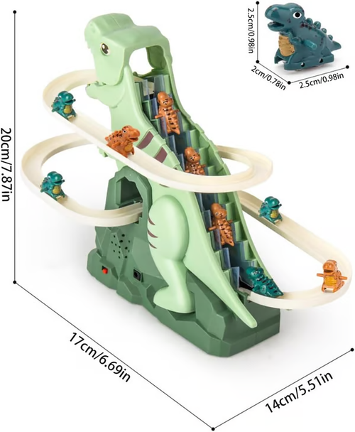 Dinosaur Climb Stairs Music Toy！🦖