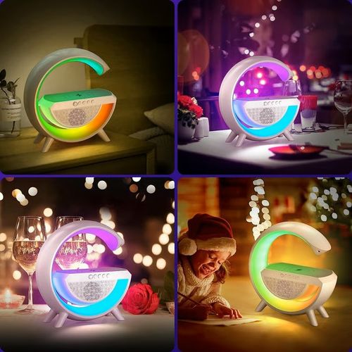 🎄3-in-1 Bluetooth Speaker Night Light with Wireless Charging