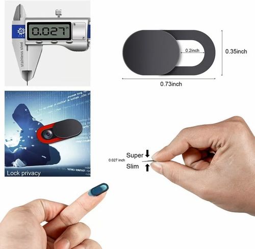 Camera Cover Slide – Ultra-Thin Webcam Privacy Protector (6 PCS)